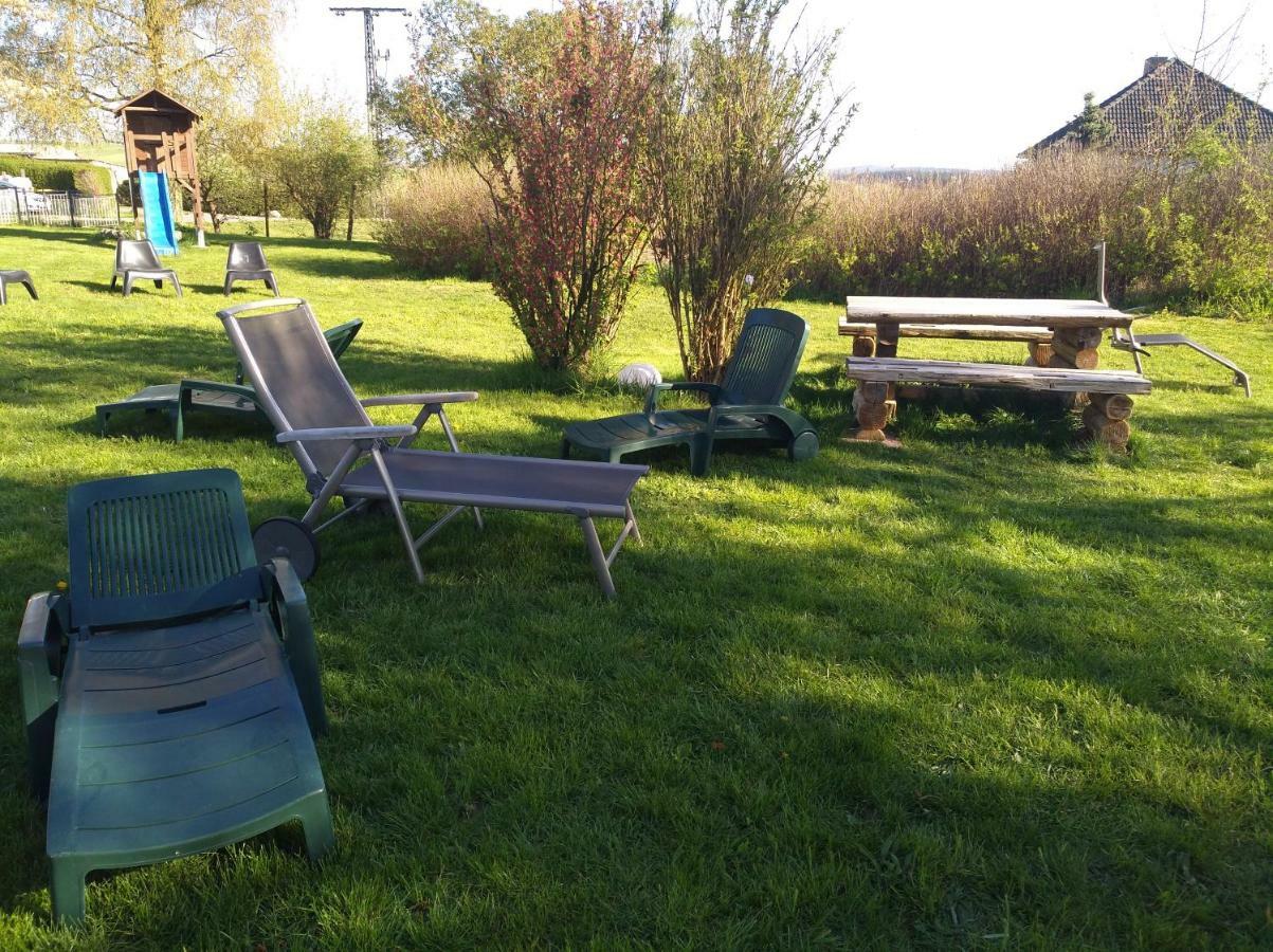 Das Haus Am Teich Gross Grabow Exteriör bild